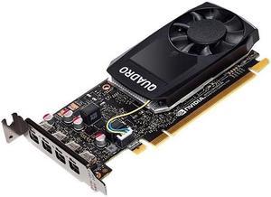 PNY Quadro P1000 Graphic Card - 4 GB GDDR5 - Low-profile - Single Slot Space Required