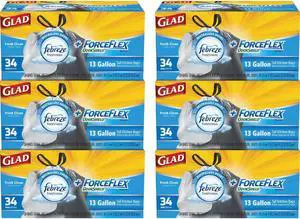 Glad ForceFlex 13 gallon Tall Trash Bags