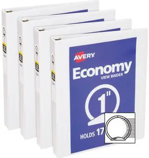 Avery Round Ring Economy View Binder