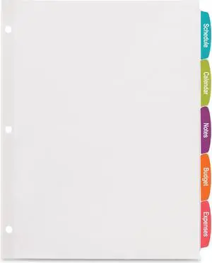 Avery Big Tab White Label Tab Dividers Avery Big Tab White Label Tab Dividers