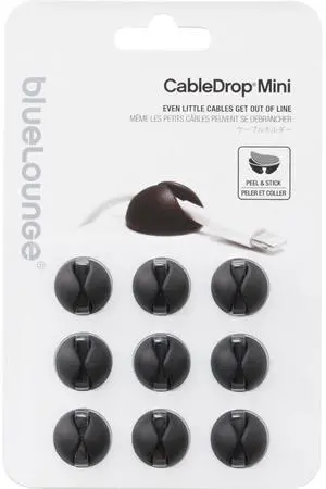 Advantus BlueLounge CableDrop Mini Clips