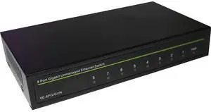WBOX 8-PORT GIGABIT UNMANAGED ETHERNET SWITCH WBOX 8-PORT GIGABIT UNMANAGED ETHERNET SWITCH