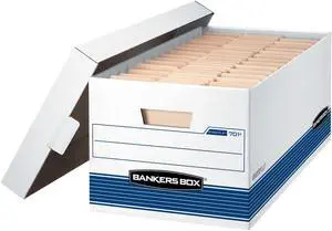 Fellowes Bankers Box Stor/File - 24" Letter, Lift-Off Lid, 20pk