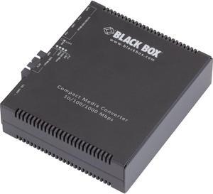 Black Box Compact Media Converter Gigabit Ethernet Multimode 850nm 550m SC