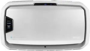 Fellowes AeraMax Pro AM4 PC H13 True HEPA Hardwired Wall Mounted Air Purifier - 1,100 sq ft Room Capacity - Stainless Steel (9573101)