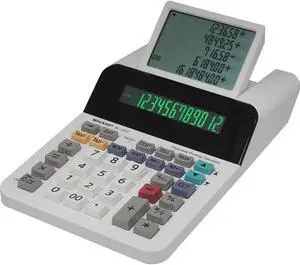 Sharp EL-1501 Paperless Printing Calculator 12-Digit LCD EL1501