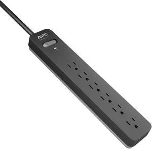 APC by Schneider Electric SurgeArrest Essential 6-Outlet Surge Suppressor/Protector APC by Schneider Electric SurgeArrest Essential 6-Outlet Surge Suppressor/Protector