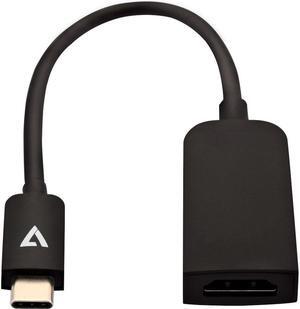 V7 USB-C m to HDMI f Adapter Black Slim V7UCHDMISL1E
