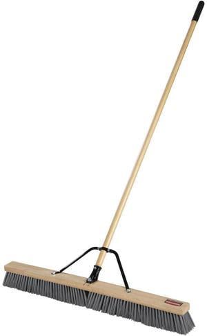 Rubbermaid Commercial Poly Bristle Medium Push Broom