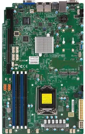 Supermicro X11SCW-F Server Motherboard - Intel Chipset - Socket H4 LGA-1151