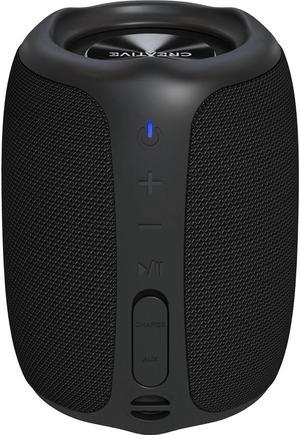 Creative Muvo Play Portable Bluetooth 5.0 Speaker, IPX7 Waterproof for Outdoors, Up to 10 Hours of Battery Life, with Siri and Google Assistant 51MF8365AA000 (Black)