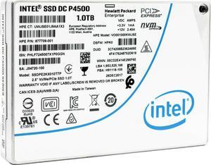 Intel DC P4500 1TB PCIe Gen3 x4 NVMe U.2 2.5" Enterprise SSD — SSDPE2KX010T7P1