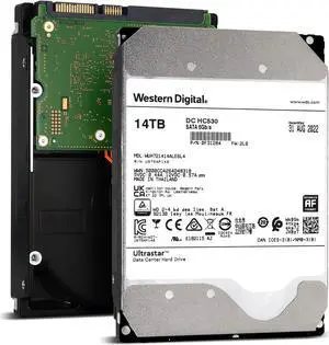 HGST 0F31284 Ultrastar DC HC530 WUH721414ALE6L4 14 TB Hard Drive - 3.5" Internal - SATA (SATA/600)