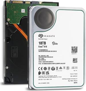 Seagate Exos X18 18TB SATA 6Gb/s 3.5" Enterprise HDD (ST18000NM014J)