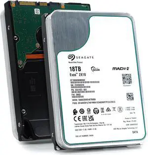 Seagate Exos 2X18 18TB SATA 6Gb/s 7200RPM 3.5" Enterprise HDD - ST18000NM0092