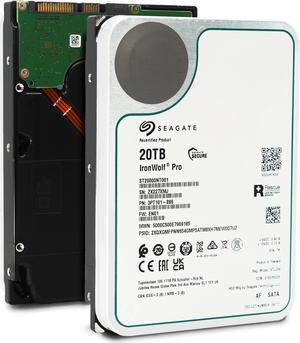 Seagate Ironwolf Pro 20TB SATA 7200RPM 3.5" NAS HDD - ST20000NT001 Enterprise Hard Drive