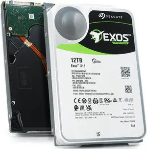 Seagate Exos X16 12TB 7200 RPM SAS 12Gb/s 3.5" Enterprise HDD | ST12000NM004G