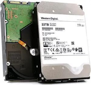 Western Digital Ultrastar HC570 WUH722222ALE604 0F48152 22TB 7.2K RPM SATA 6Gb/s 512e Power Disable 3.5in Hard Drive