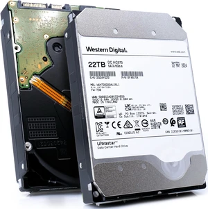 Western Digital Ultrastar DC HC570 WUH722222ALE6L1 0F48154 22TB 7.2K RPM SATA 6Gb/s 512e 3.5in Hard Drive Western Digital Ultrastar DC HC570 WUH722222ALE6L1 0F48154 22TB 7.2K RPM SATA 6Gb/s 512e 3.5in Hard Drive