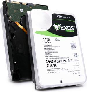 Seagate Exos X16 ST14000NM005G 14TB 7.2K RPM SATA 6Gb/s 512e CMR 3.5in Enterprise HDD
