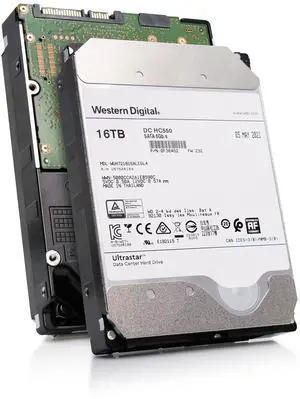 Western Digital Ultrastar DC HC500 16TB 7.2K RPM SATA 6Gb/s 3.5" Enterprise HDD - WUH721816ALE6L4 0F38462