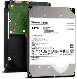 WD Ultrastar DC HC530 14TB 7.2K RPM SATA 6Gb/s 3.5" HDD WUH721414ALE6L4 0F31284