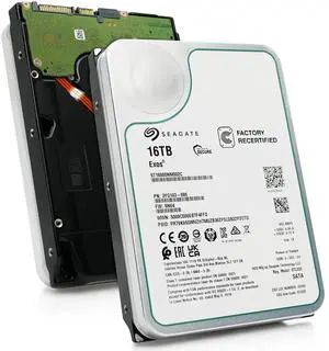 Seagate Exos 16TB 7.2K RPM SATA 6Gb/s 3.5in Enterprise HDD ST16000NM002C