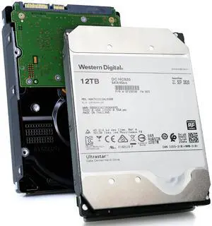 WD Ultrastar DC HC520 12TB SATA 6Gb/s 3.5-Inch Data Center Hard Drives - HUH721212ALE600 (0F29590)