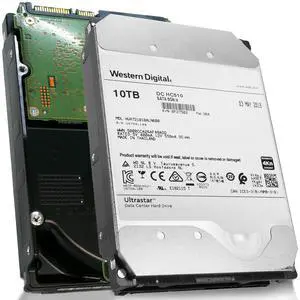 Western Digital DC HC510 HUH721010ALN600 0F27502 10TB 7.2K RPM SATA 6Gb/s 4Kn 256MB 3.5" ISE Power Disable Pin Refurbished HDD