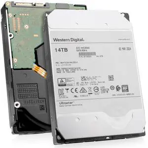 Western Digital Ultrastar DC HC550 WUH721814ALE6L4 0F38581 14TB 7200RPM SATA 6Gb/s 512e 3.5" Enterprise HDD