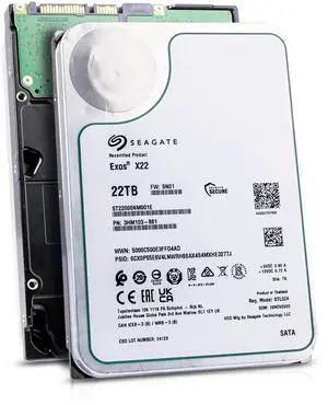 Seagate Exos X22 ST22000NM001E 3HM103-001 22TB 7.2K RPM SATA 6Gb/s 512e 3.5in Enterprise Hard Drive Seagate Exos X22 ST22000NM001E 3HM103-001 22TB 7.2K RPM SATA 6Gb/s 512e 3.5in Enterprise Hard Drive