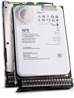 HP Generation 8 MB018000GYDKR P44757-005 18TB 7.2K RPM SATA 6Gb/s 512e 256MB 3.5in Enterprise Hard Drive HP Generation 8 MB018000GYDKR P44757-005 18TB 7.2K RPM SATA 6Gb/s 512e 256MB 3.5in Enterprise Hard Drive