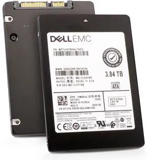 Dell/Samsung PM883a MZ7LH3T8HALTAD3 3.84TB 1 DWPD SATA 6Gb/s 3D TLC 2.5in Enterprise Solid State Drive Dell/Samsung PM883a MZ7LH3T8HALTAD3 3.84TB 1 DWPD SATA 6Gb/s 3D TLC 2.5in Enterprise Solid State Drive