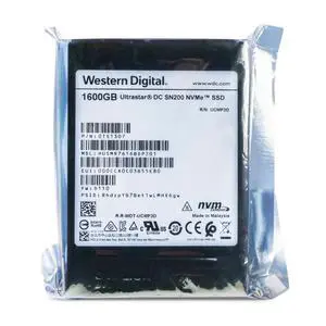 Western Digital Ultrastar DC SN200 HUSMR7616BDP301 0TS1307 1.6TB 3 DWPD PCIe Gen 3.0 x4 4GB/s MLC U.2 NVMe 2.5in Enterprise Solid State Drive Western Digital Ultrastar DC SN200 HUSMR7616BDP301 0TS1307 1.6TB 3 DWPD PCIe Gen 3.0 x4 4GB/s MLC U.2 NVMe 2.5in Enterprise Solid State Drive