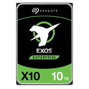 Seagate Exos X10 ST10000NM0096 10TB 7.2K RPM SAS 12Gb/s 512e 256MB 3.5" Enterprise Hard Drive Seagate Exos X10 ST10000NM0096 10TB 7.2K RPM SAS 12Gb/s 512e 256MB 3.5" Enterprise Hard Drive