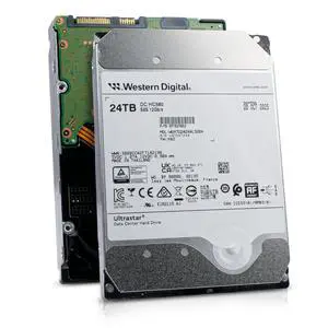 Western Digital Ultrastar DC HC580 WUH722424AL5204 0F62802 24TB 7.2K RPM SAS 12Gb/s 512e 3.5in Enterprise Hard Drive Western Digital Ultrastar DC HC580 WUH722424AL5204 0F62802 24TB 7.2K RPM SAS 12Gb/s 512e 3.5in Enterprise Hard Drive