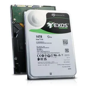 Seagate Exos X16 ST14000NM001G 14TB 7.2K RPM SATA 6Gb/s 512e 256MB 3.5" Enterprise Hard Drive Seagate Exos X16 ST14000NM001G 14TB 7.2K RPM SATA 6Gb/s 512e 256MB 3.5" Enterprise Hard Drive