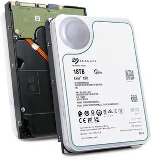 Seagate Exos X20 ST18000NM003D 18TB 7200 RPM SATA 6Gb/s 512e 256MB Cache 3.5in Recertified Enterprise Hard Drive Seagate Exos X20 ST18000NM003D 18TB 7200 RPM SATA 6Gb/s 512e 256MB Cache 3.5in Recertified Enterprise Hard Drive