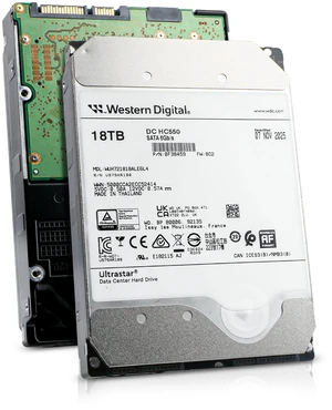 Western Digital Ultrastar DC HC550 WUH721818ALE6L4 0F38459 18TB 7.2K RPM SATA 6Gb/s 512e 512MB 3.5" Enterprise Hard Drive Western Digital Ultrastar DC HC550 WUH721818ALE6L4 0F38459 18TB 7.2K RPM SATA 6Gb/s 512e 512MB 3.5" Enterprise Hard Drive