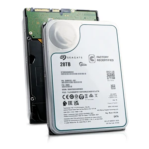 Seagate Exos X 28TB Internal Hard Drive HDD - 3.5 In CMR SATA 6Gb/s, 7200 RPM, 512MB Cache, 2.5M MTBF (ST28000NM000C) Seagate Exos X 28TB Internal Hard Drive HDD - 3.5 In CMR SATA 6Gb/s, 7200 RPM, 512MB Cache, 2.5M MTBF (ST28000NM000C)
