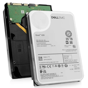 Dell/Seagate Exos X20 ST20000NM008D 3DJ133-136 20TB 7.2K RPM SATA 6Gb/s 512e 256MB 3.5in Enterprise Hard Drive Dell/Seagate Exos X20 ST20000NM008D 3DJ133-136 20TB 7.2K RPM SATA 6Gb/s 512e 256MB 3.5in Enterprise Hard Drive