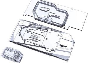 Bykski Full Coverage GPU Water Block w/ Integrated Active Backplate for MSI RTX 3090 GAMING X TRIO (N-MS3090TRIO-TC)