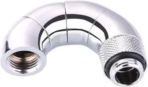 Bykski G1/4 Male to Female 180 Degree Triple Rotary Elbow Fitting (B-RD180-SK)