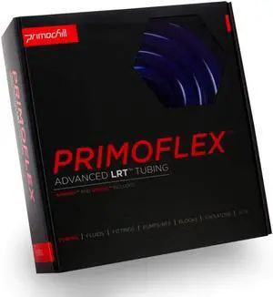 PrimoChill PrimoFlex LRT Custom Watercooling Flexible Tubing -7/16in.ID x 5/8in.OD, 10 feet Bundled with System Prep and Coolant, Made with Premium Materials, Proudly Made in the USA