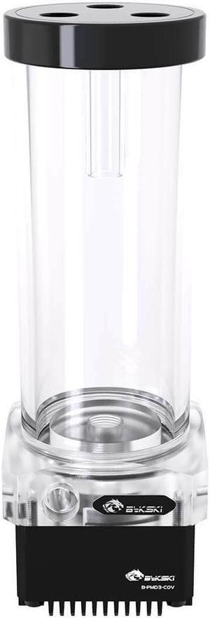 Bykski DDC CP-PMD3COV-X / 150mm PMMA Reservoir Combo - Black w/ 5v A-RGB LED