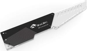 Bykski Universal PMMA Decorative GPU Support Bracket w/ 5v Addressable RGB (RBW) - Black (B-GPU-VC-X-V2)