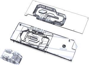 Bykski Full Coverage GPU Water Block with Integrated Active Backplate for GALAXY RTX 3090 24GB Classic (N-GY3090CL-TC)