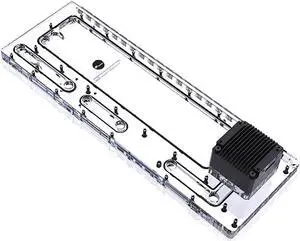 Bykski Distro Plate For CORSAIR 7000D - PMMA w/ 5v Addressable RGB (RBW) (RGV-COS-7000D-P-K)