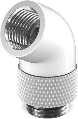 PrimoChill Male to Female G 1/4in. 60 Degree SX Rotary Elbow Fitting