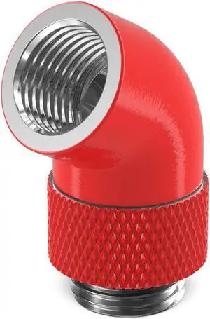 PrimoChill Male to Female G 1/4in. 60 Degree SX Rotary Elbow Fitting